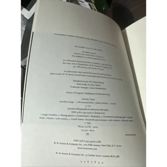 Dorothea Lange : A Life Beyond Limits Paperback Linda Gordon - Picture 2 of 3